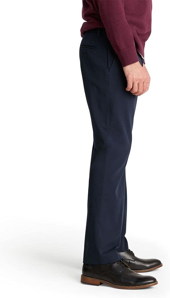 Dockers Men's City Tech Trouser Straight Fit Pants  Color Nightwatch Blue W38xL32