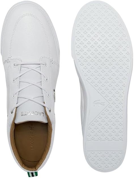 Lacoste Men's Bayliss Sneakers Deep White Size 12
