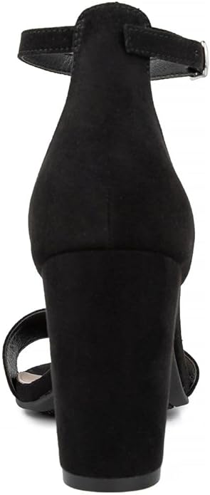 Sugar Women's Machelene Ankle Strap Pump Sandals  Color Black Size 8.5M