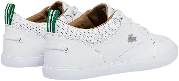 Lacoste Men's Bayliss Sneakers Deep White Size 12