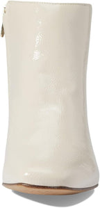 Circus NY Women's Daysi Kitten Block-Heel Ankle Boots  Color Vanilla Bean Crinkle Patent Size 6.5M