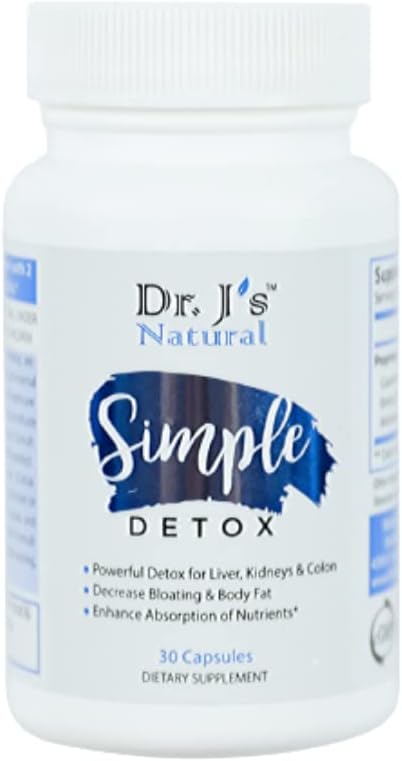 Dr. J's Natural Simple Detox Cleanses Liver, gradually Increases Energy Levels