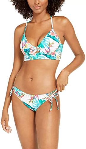 SUNDAZED Hot Tropics Printed Jenna Bra Top  Hot Tropics Size 36B