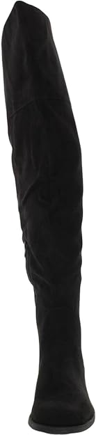Sun + Stone Women's Allicce Wide-Calf Over-The-Knee Boots  Color Black Micro Size 7M