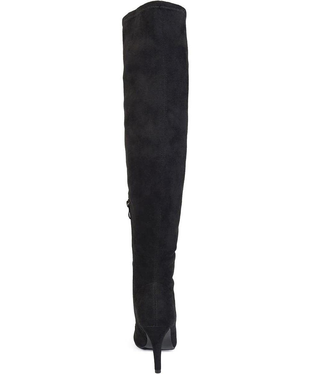 Journee Collection Women's Trill Almond Toe Over-the-knee Boots  Color Black Size 8M