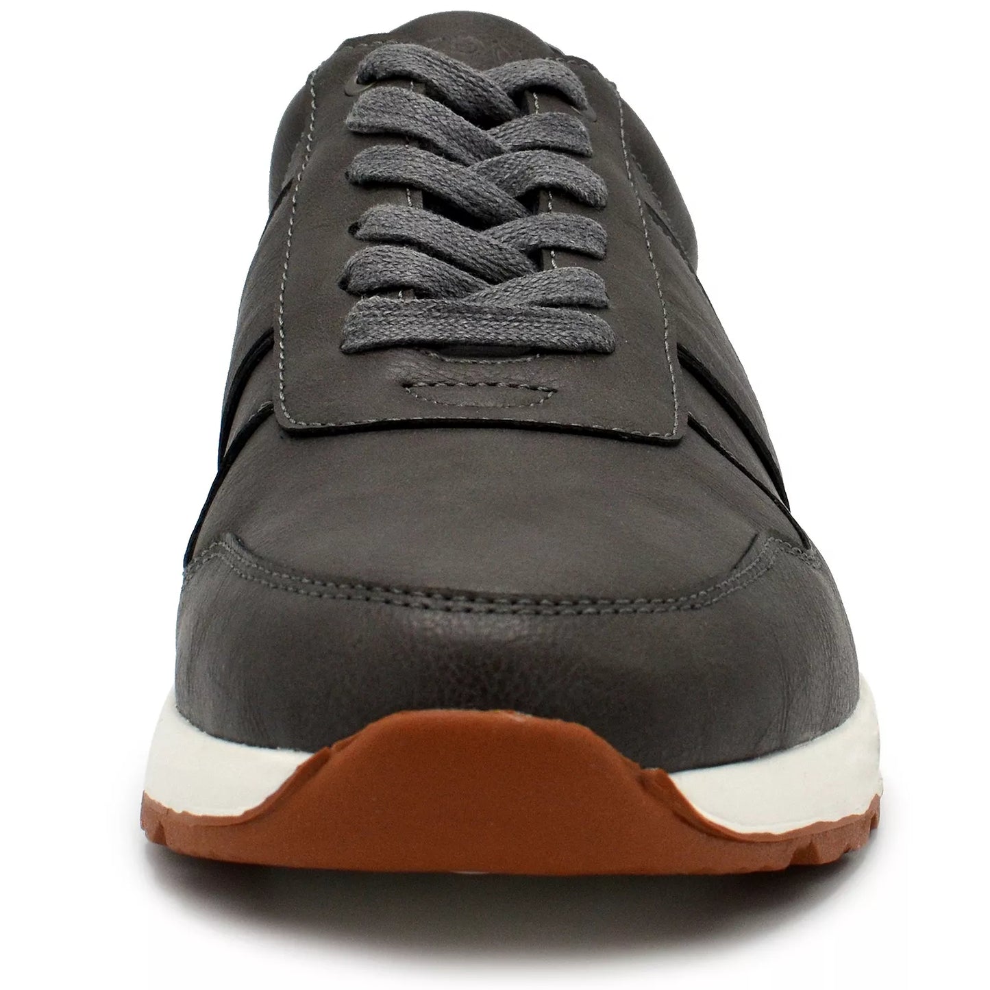 Aston Marc Men's Hart Casual Court Shoes  Grey Size 10.5