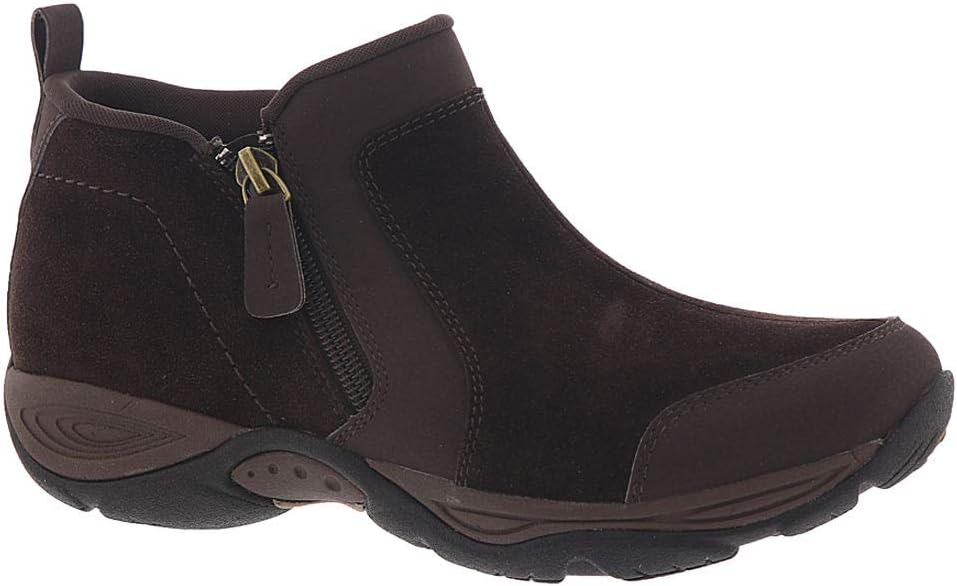 Easy Spirit Women's Evony Suede Ankle Booties  Color Brown Size 6.5M