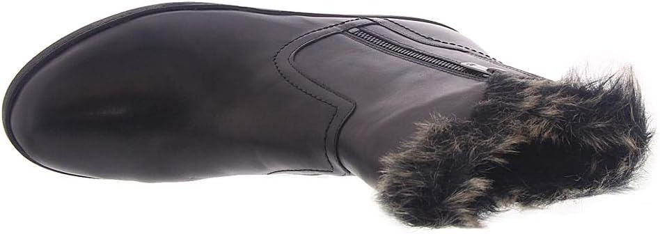 Easy Spirit Women's Adabelle Ankle Booties  Black Leather Size 8W