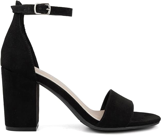 Sugar Women's Machelene Ankle Strap Pump Sandals  Color Black Size 8.5M