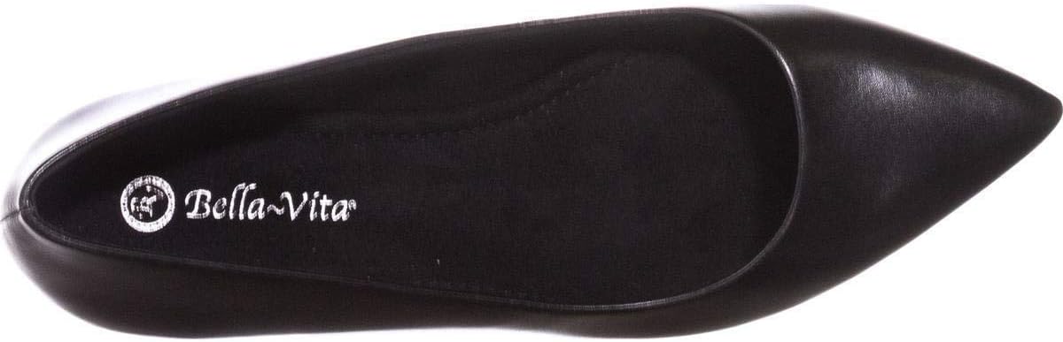 Bella Vita Women's Vivien Pointed-Toe Flats  Color Black Size 5.5M