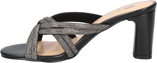 Bella Vita Women's Carmen Heeled Sandals  Color Black Suede Size 5M