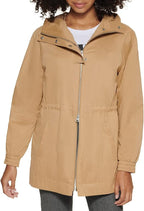Levi's Women's Hooded Utility Jacket  Color Dull Gold Size S