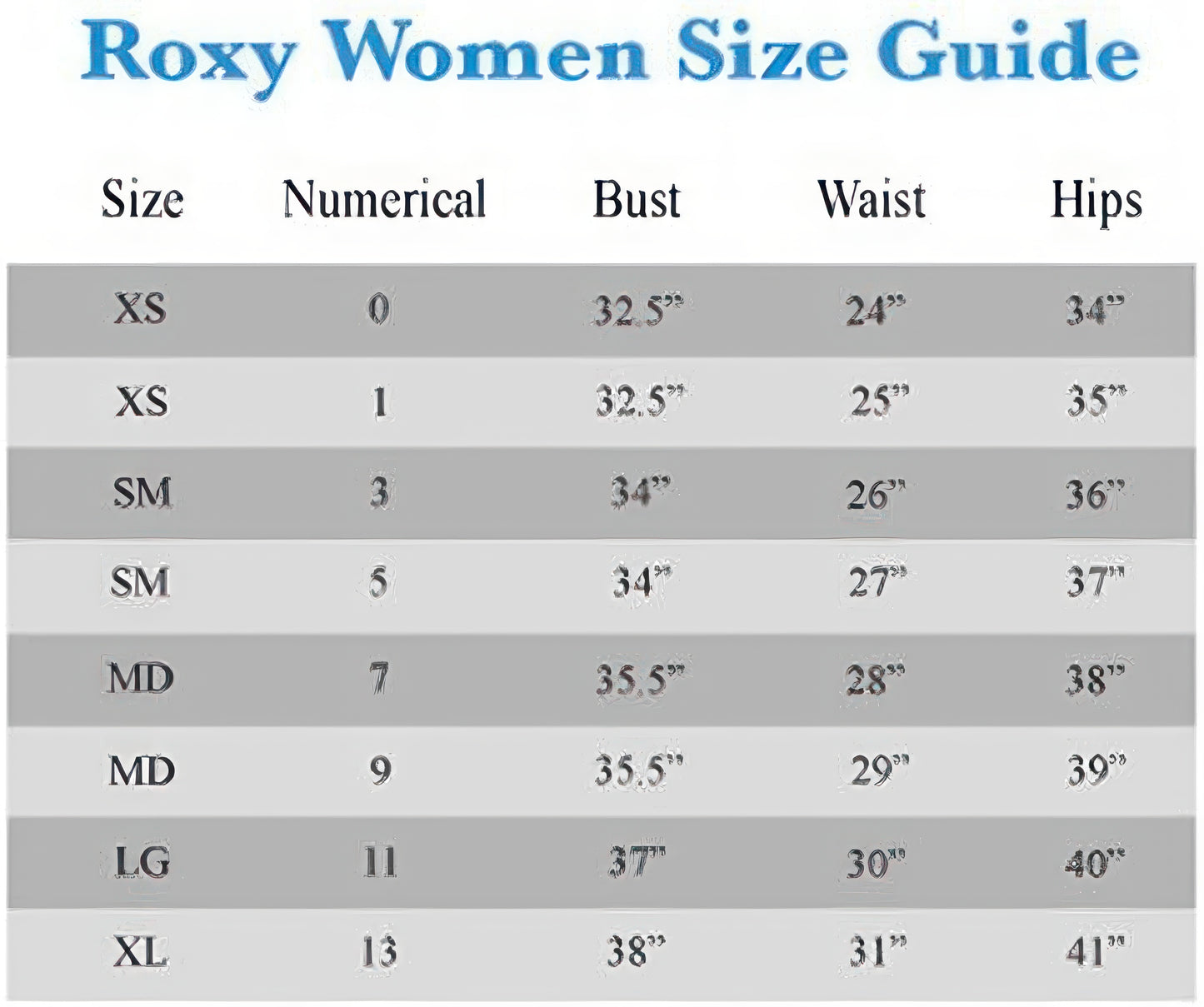 Roxy Beach Classics High Leg Waisted Bikini Bottoms  Color Anthracite Zilla Sample Size XL
