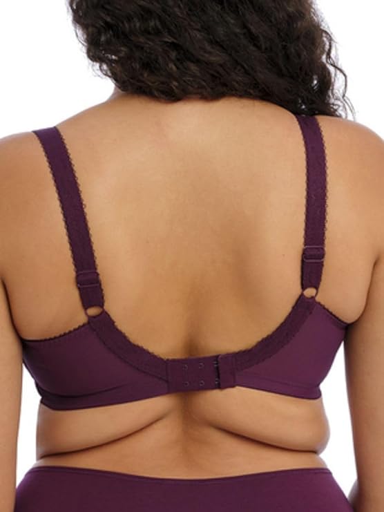 Elomi Full Figure Morgan Underwire Stretch Lace Bra  Blackberry Size 38H