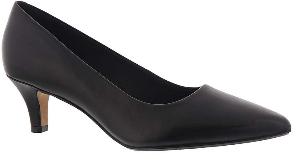 Clarks Women's Collection Linvale Jerica Pumps  Color Black Leather Size 6.5M