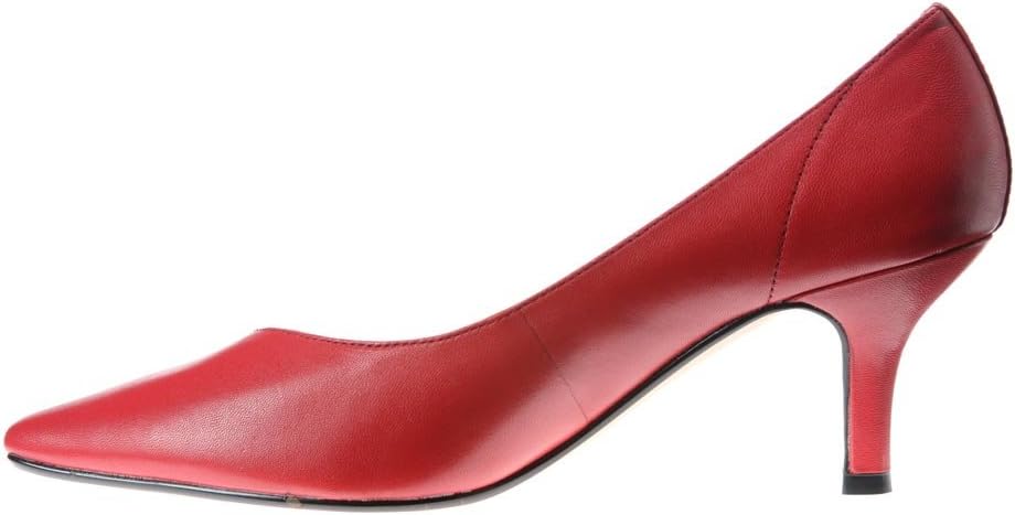 Bella Vita Women’s Wow Leather Closed Toe Classic Pumps  Color Red Kidskin Size 9N