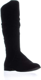 Style & Co Women's Kelimae Ruched Riding Boots  Black Size 7.5