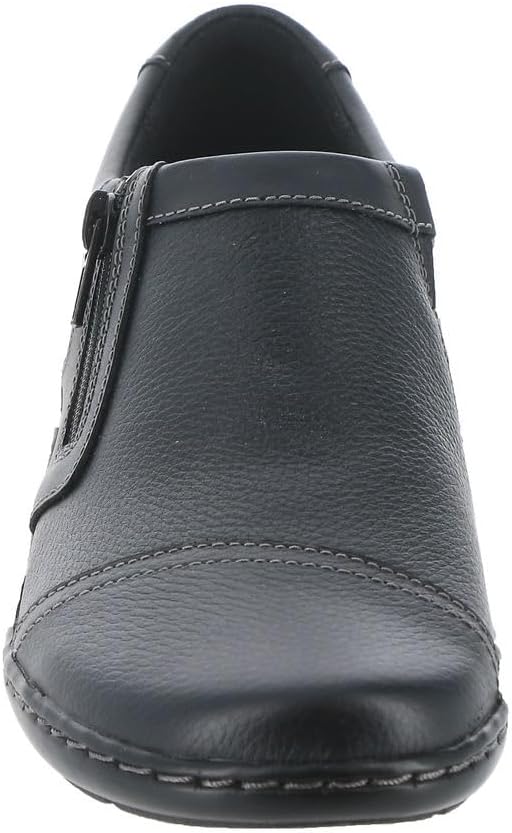Clarks Women's Cora Giny Cushioned Loafers  Color Black Leather Size 9.5M