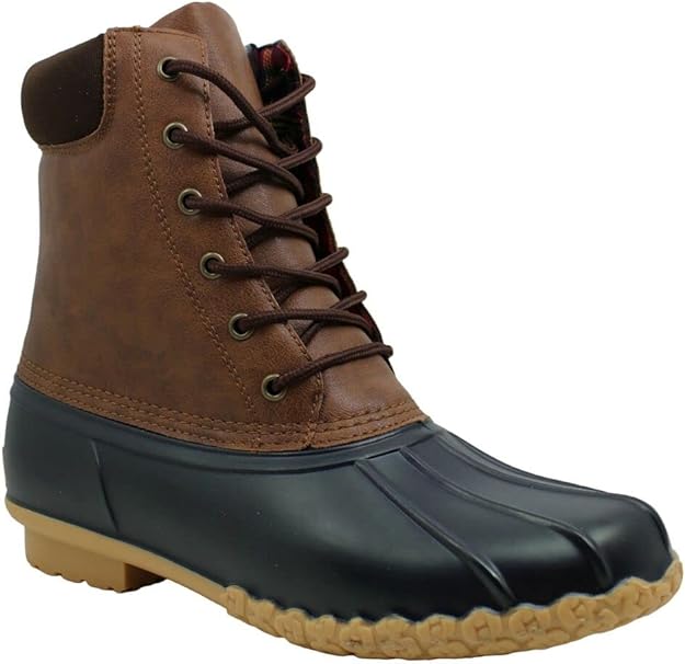Weatherproof Vintage Men's Adam Leather Round Toe Mid-Calf Boots  Color Brown Size 12M