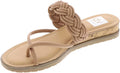 DV Dolce Vita Women's Fiorella Strappy Braid Sandals  Color Cafe Size 9.5M