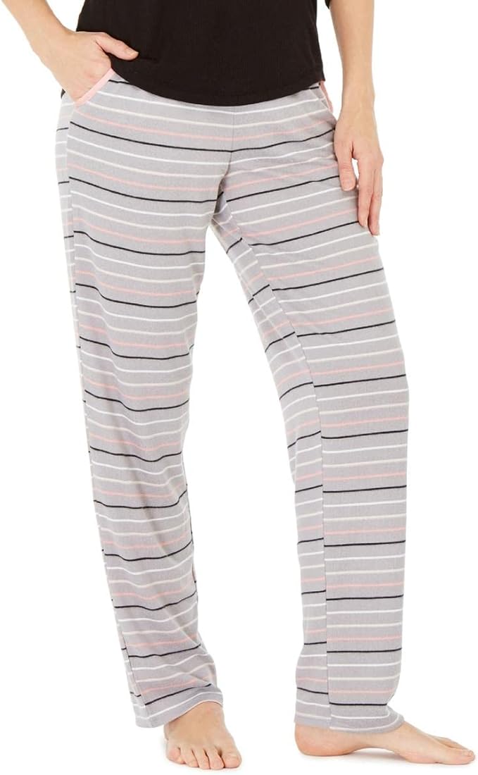 Charter Club Women's Printed Pajama Pants  Color Multi Bar Strip Size 2XL