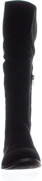Style & Co Women's Kelimae Ruched Riding Boots  Black Size 7.5