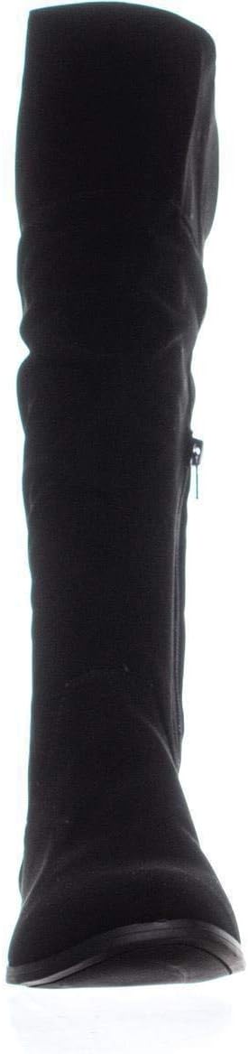 Style & Co Women's Kelimae Ruched Riding Boots  Black Size 7.5