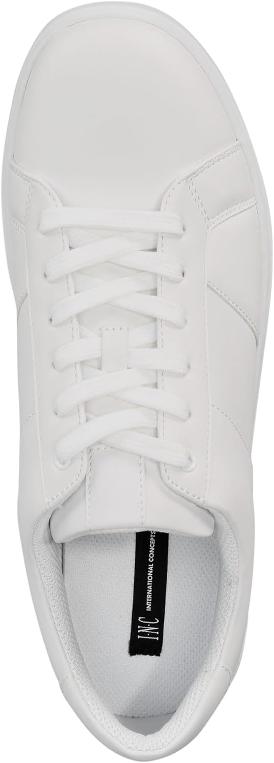 INC International Concepts Men's Ezra Sneakers  Color White Size 8M