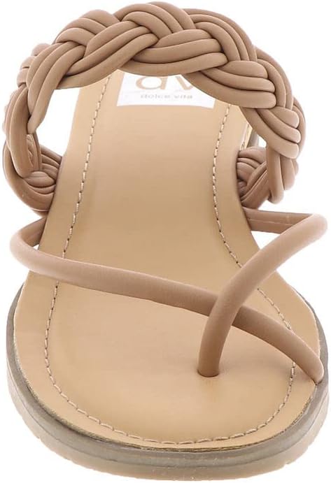 DV Dolce Vita Women's Fiorella Strappy Braid Sandals  Color Cafe Size 9.5M