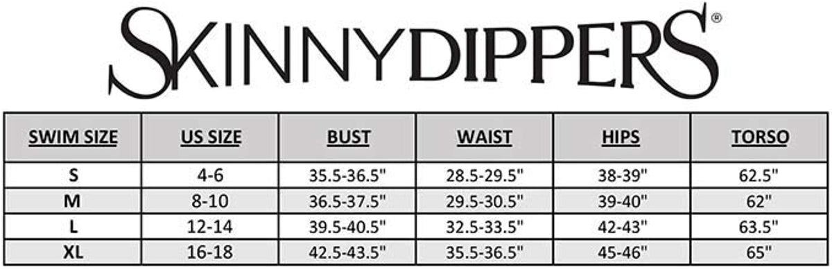 Skinny Dippers Mazie Felicity Underwire Bikini Top  Color Mazie Size M
