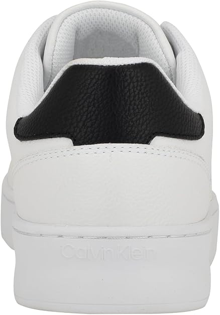 Calvin Klein Men's Lalit Casual Lace-Up Sneakers  White Size 11
