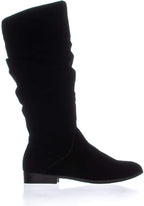 Style & Co Women's Kelimae Ruched Riding Boots  Black Size 7.5