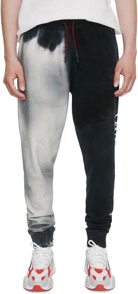 ELEVEN PARIS Men's Tie-Dye Joggers  Color Black Tie Dye Size 2XL