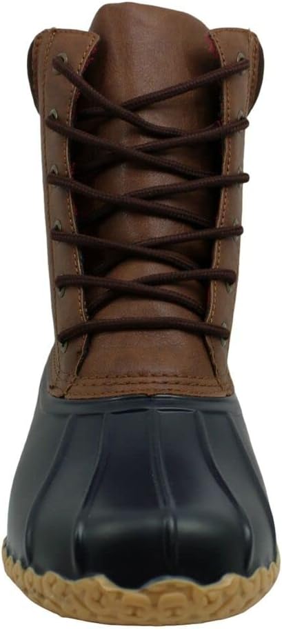 Weatherproof Vintage Men's Adam Leather Round Toe Mid-Calf Boots  Color Brown Size 12M
