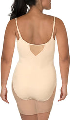 Miraclesuit Women's Wear-Your-Own-Bra Sheer Shaping Torsett  Color Nude Size 2XL