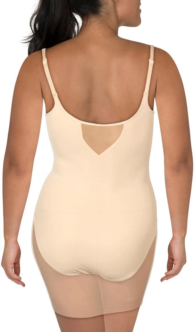Miraclesuit Women's Wear-Your-Own-Bra Sheer Shaping Torsett  Color Nude Size 2XL