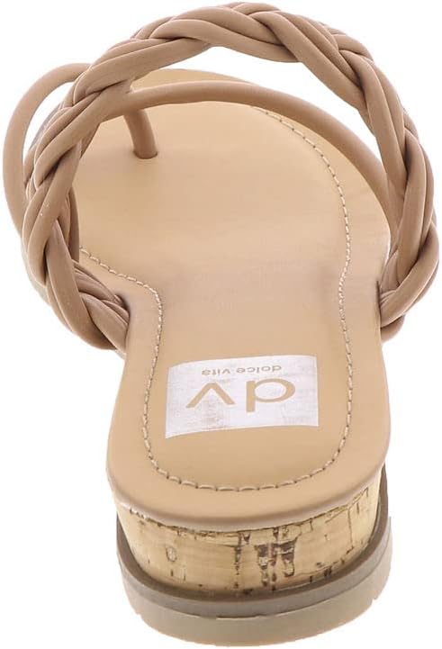 DV Dolce Vita Women's Fiorella Strappy Braid Sandals  Color Cafe Size 6.5M