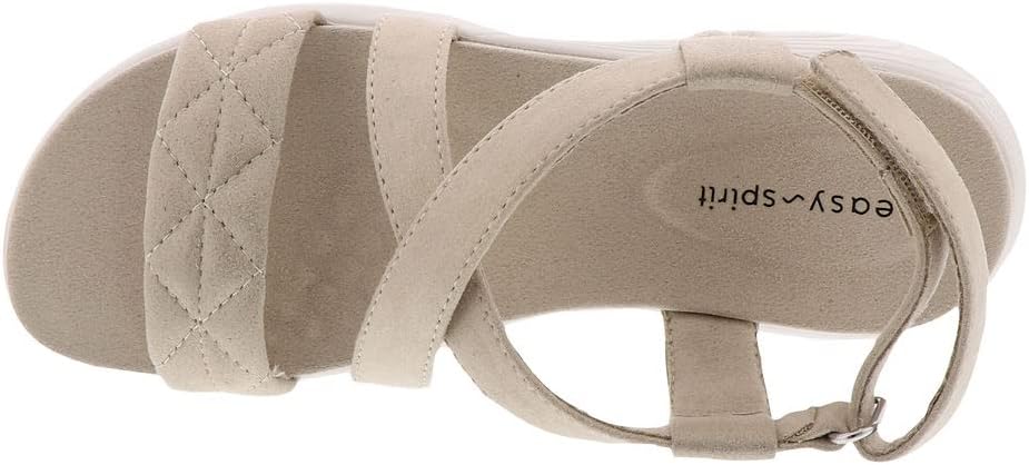 Easy Spirit Women's Treasur Sandals  Color Light Natural Shimmer Size 7.5M