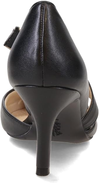 LifeStride Women's Suki Pumps  Black Faux Leather Size 8W