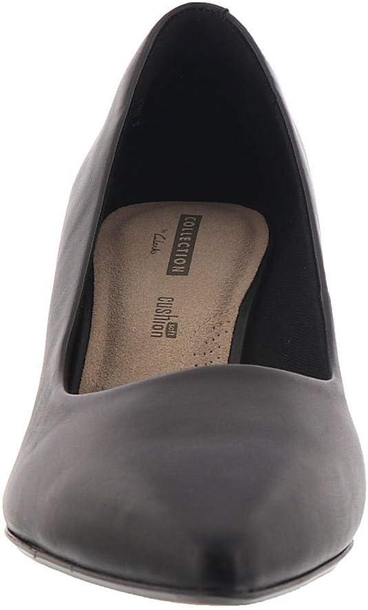 Clarks Women's Collection Linvale Jerica Pumps  Color Black Leather Size 6.5M