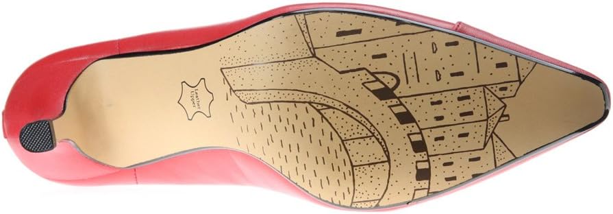 Bella Vita Women’s Wow Leather Closed Toe Classic Pumps  Color Red Kidskin Size 9N