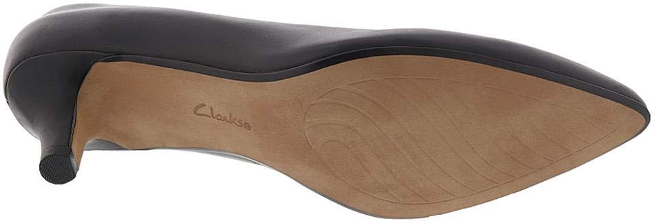 Clarks Women's Collection Linvale Jerica Pumps  Color Black Leather Size 6.5M