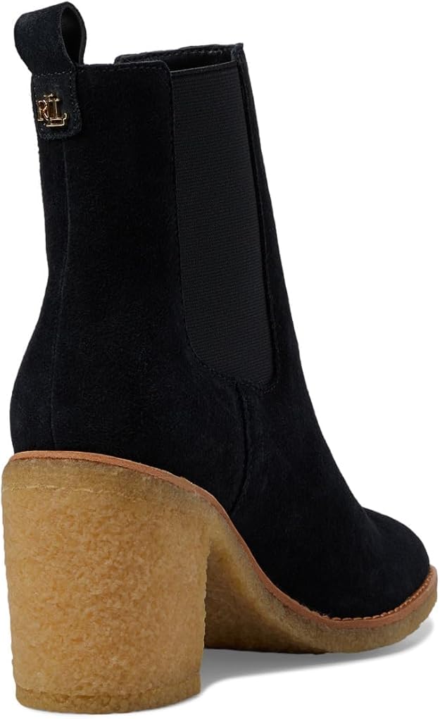 Lauren Ralph Lauren Women's Marianna Pull-On Dress Boots  Color Black Size 7.5M