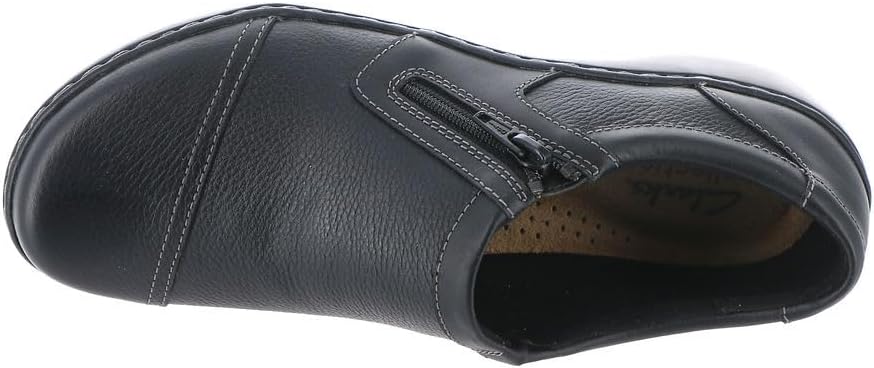 Clarks Women's Cora Giny Cushioned Loafers  Color Black Leather Size 9.5M