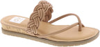 DV Dolce Vita Women's Fiorella Strappy Braid Sandals  Color Cafe Size 9.5M