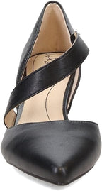 LifeStride Women's Suki Pumps  Black Vegan Leather Size 8W
