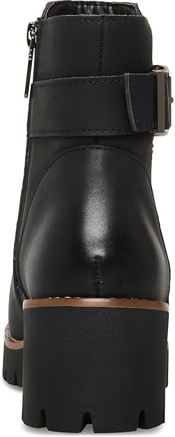 Aqua College Women's Desiree Lug Waterproof Booties  Color Black Nubuck Size 6M