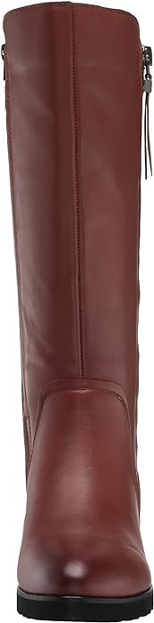 Naturalizer Women's Gael Mid Shaft Knee High Boots  Color Cinnamon Leather Size 5M