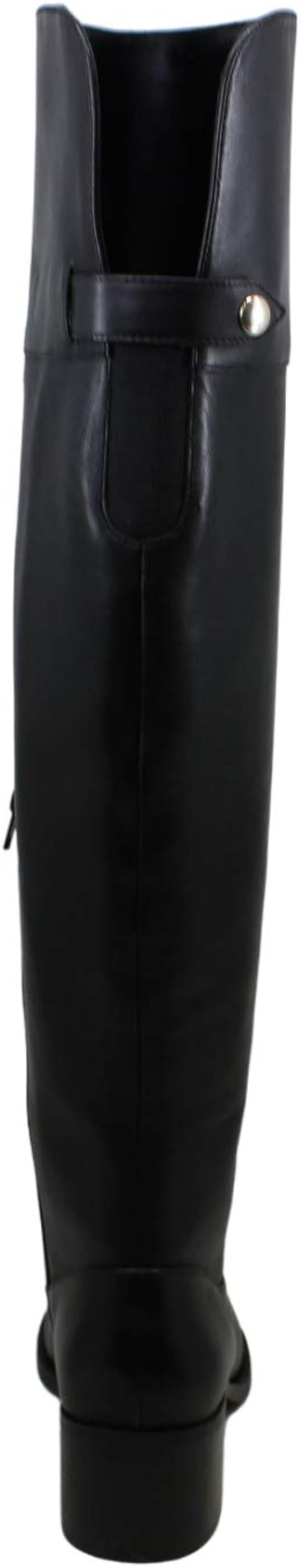 INC International Concepts Karmenn Leather Tall Over-The-Knee Boots  Color Black Size 6M