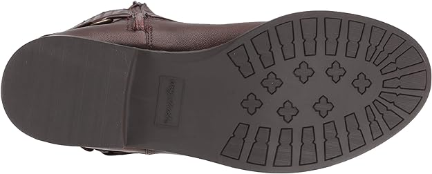 Easy Street Women's Quinn Plus Plus Harness Boot  Color Brown Burnish Size 8.5M (Extra Wide Calf)